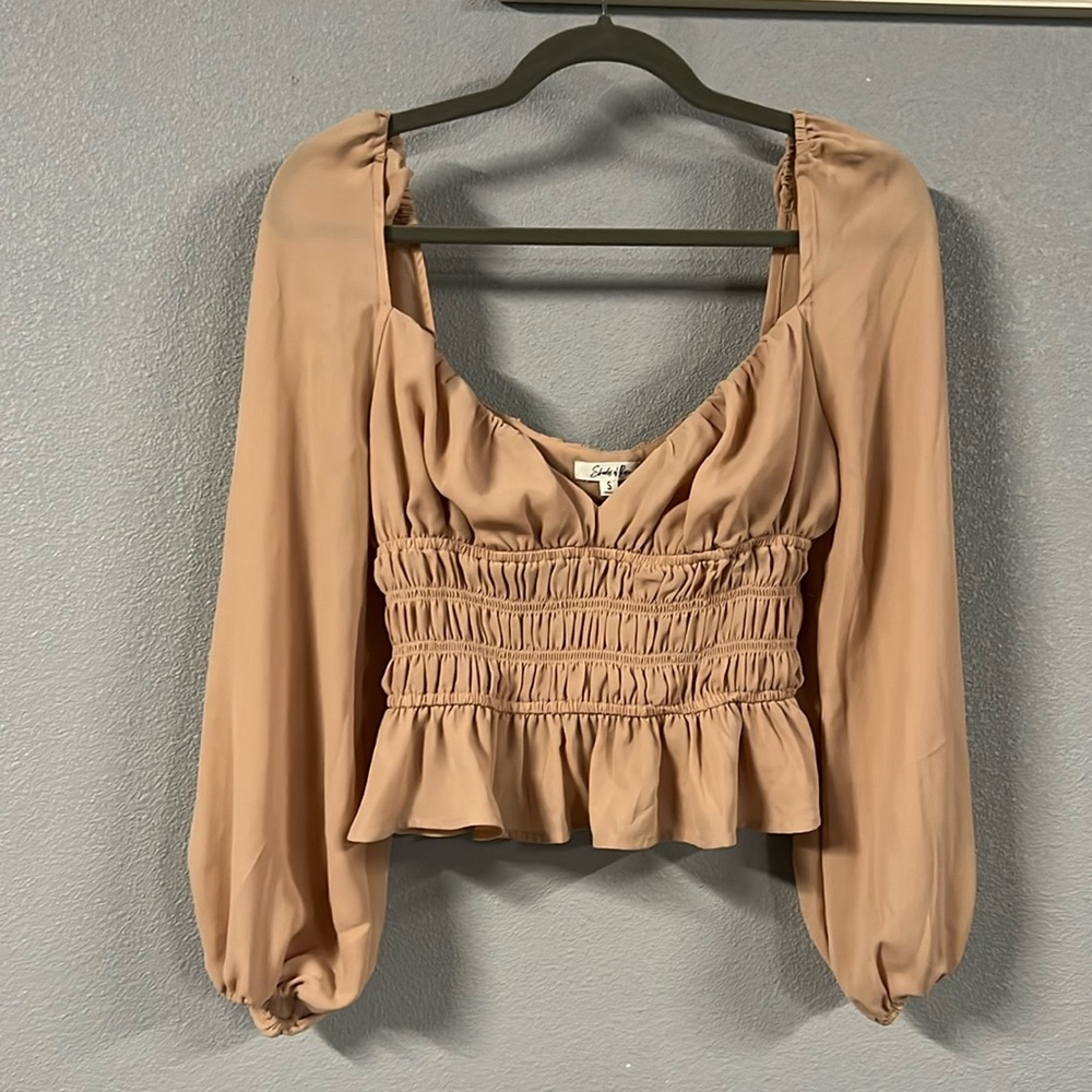 Shades of rose blouse